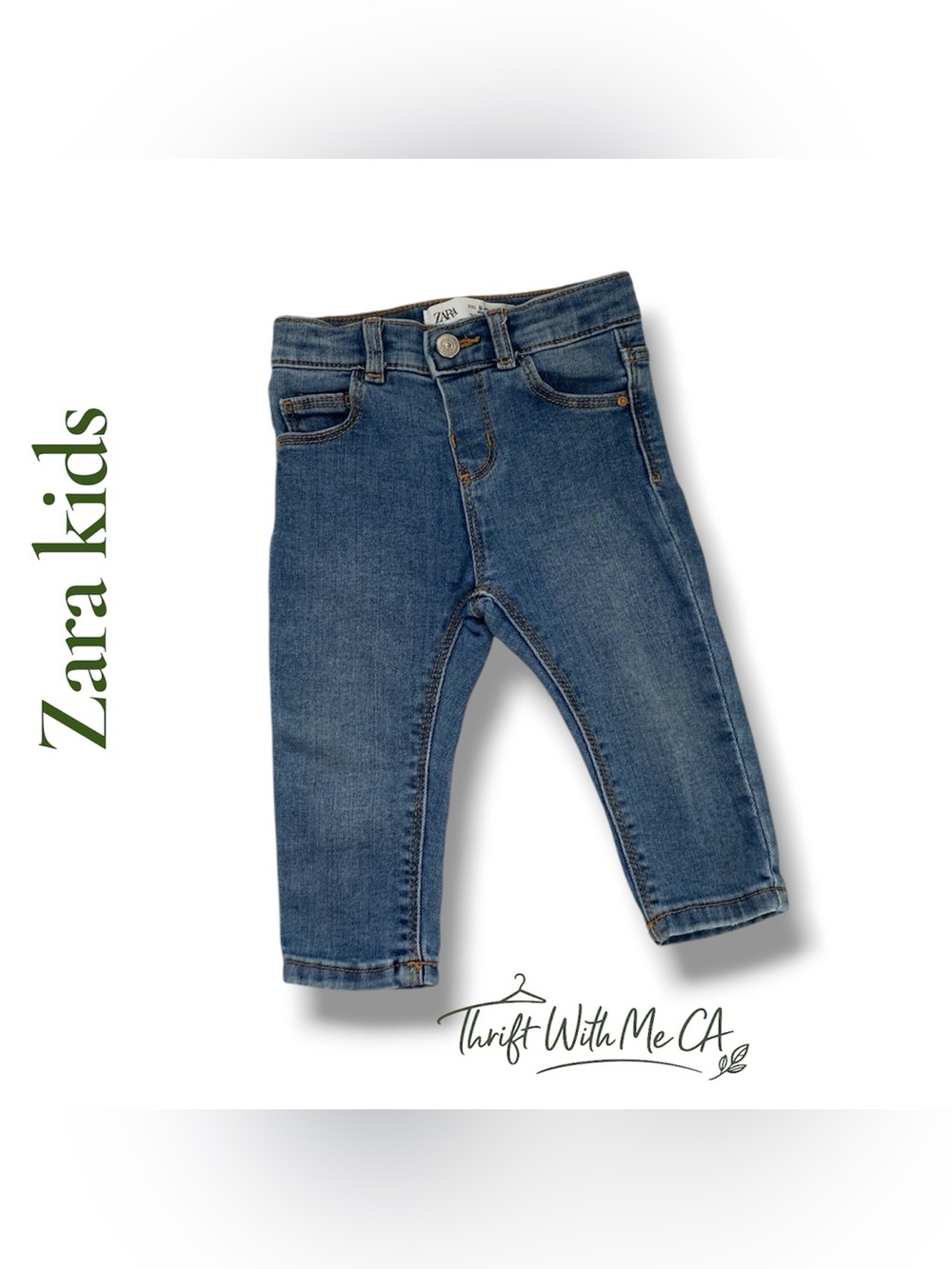 Zara Kids Medium Blue Denim Jeans